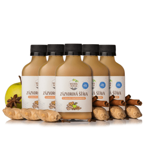 NaturalProtein Zázvorová šťáva Zimní limitka 5 kusů