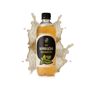 NaturalProtein BIO Kombucha - meduňkový čaj Letní akce