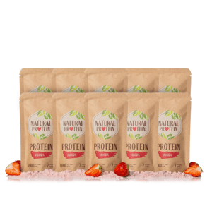 Jahodový proteín (35 g) 10 kusov