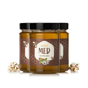 NaturalProtein Agátový med 3 kusy