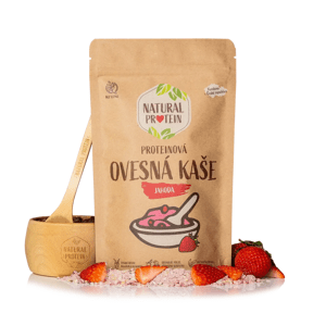 NaturalProtein Proteinová ovesná kaše - Jahoda Letní akce