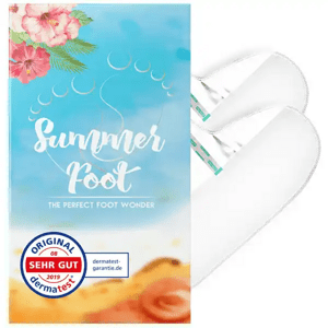Summer Foot, maska na nohy proti pľuzgierom pre ženy