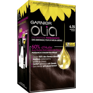 GARNIER - Olia  farba na vlasy, 4.15 ľadová čokoláda