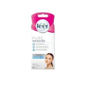 Veet Pure Cold Resin Strips pre citlivú pokožku, 20 ks