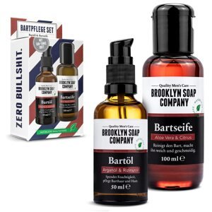 Brooklyn soap company- sada pre mužov na fúzy. 1x50ml 1x100ml