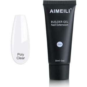 AIMEILI Builder Gel - na predĺženie nechtov, Clear 30ml