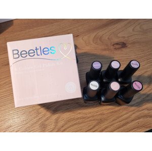 Beetles gél lak na nechty 6 Colors, 6x7,5ml