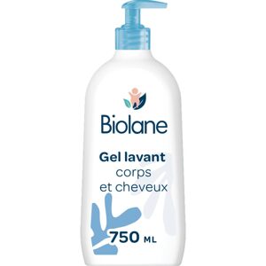BIOLANE - Detský sprchový gél na telo a vlasy 2v1, 750 ml