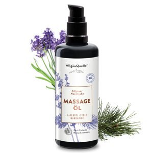 AllgauQuelle AllgäuQuelle® Organický masážny olej lavanda, 100 ml