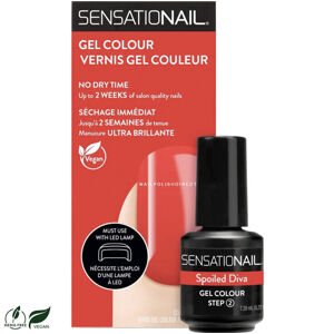 SENSATIONAL Gélový farebný lak na nechty - Scarlet Red 7,39ml