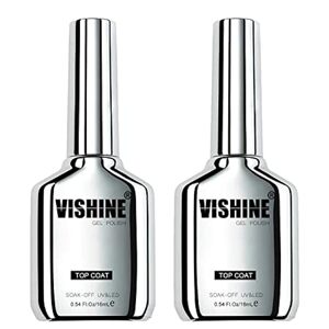 VISHINE - Gel Laky Na Nechty Top Coat 2x16ml