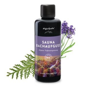 AllgauQuelle AllgäuQuelle - Sauna-Bachaufguss Saunová infúzia s vôňou levanduľa, mandarínka, céder 100ml