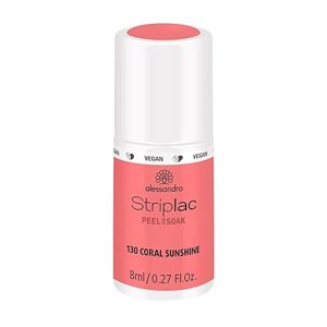 alessandro Striplac Peel or Soak Lak na nechty -130 Coral Sunshine 8ml