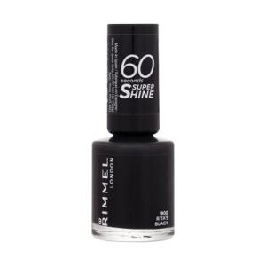 RIMMEL LONDON 60 SECONDS SUPER SHINE odtieň 900 Rita´s Black 8ml