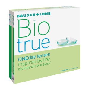Bausch & Lomb Bausch + Lomb Bio True jednodňové šošovky 88 ks -2.00 NEKOMPLETNÉ BALENIE