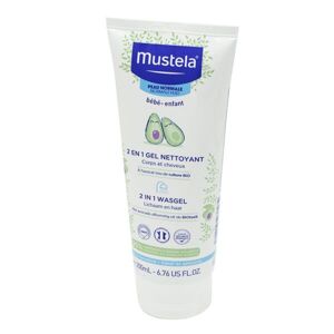 Mustela Čistiaci gél BIO avokádo 2v1, 200 ml