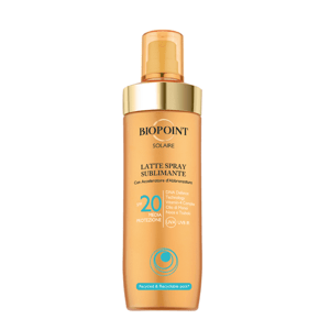 Biopoint Latte sublimačný telový sprej s SPF 20 250 ml
