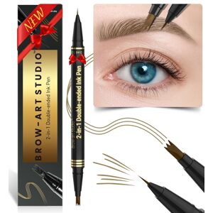 Brow - art Studio Brow-Art Studio ceruzka na obočie 2v1, 01 svetlo hnedá 1ml