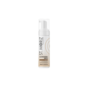 ST. MORIZ Set - stredná samoopaľovacia pena 200ml + rukavica