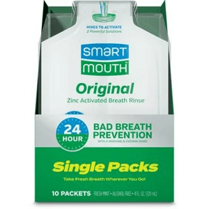 smart mouth SmartMouth Original Activated Zinc Activated Breathe Rinse - ústna voda 10ks