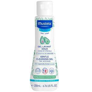 Mustela bebe Jemný čistiaci gél na vlasy a telo 200 ml