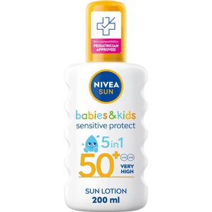 NIVEA SUN 5in1 Ochrana na opaľovanie Babies & Kids SPF 50+ 200 ml
