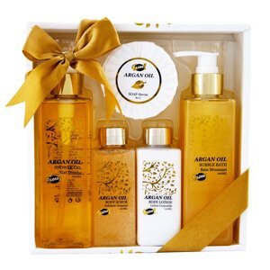 Gloss Kozmetická vaňová a sprchová súprava 5ks ARGAN OIL