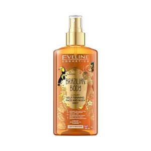 EVELINE COSMETICS Brazílsky telový luxusný samoopaľovací sprej 5 v 1 150ml