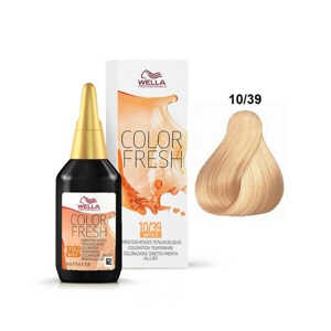Wella Color Fresh 10/39 Platinum Golden Cendré Blonde 75ml