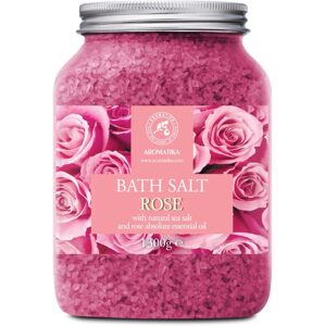 AROMATIKA Ružová soľ do kúpeľa 1300g
