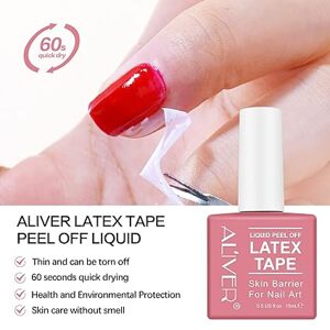 ALIVER Tekutý latex na nechty - Latexová páska 15ml