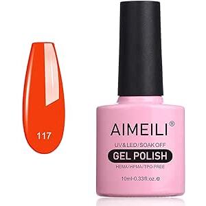 AIMEILI  LED gél lak na nechty - Lilium Pumilum (117) 10 ml