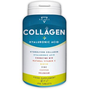 Balance nutrition Kolagénový komplex kyseliny hyalurónovej 2000 mg - 240 tabliet