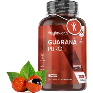 WeightWorld Čistá guarana 180 kapsúl Exp.: 2026+