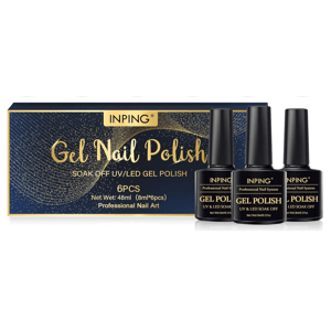 INPING Sada Gel Lakov Na Nechty 6 x 8 ml