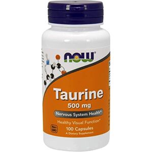 NOW potravinové doplnky, Taurín 500 mg 100 kapsúl