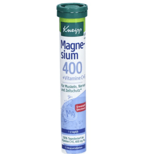 KNEIPP Magnesium 400+C+E šumivé tablety Balenie po 15 ks
