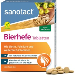 Sanotact Bierhefe, tablety z pivovarských kvasníc 400 ks