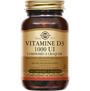Solgar Vitamín D3 1000 IU 100 žuvacích tabliet
