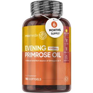 WeightWorld Maxmedix Pupalkový olej lisovaný za studena - 180 mäkkých kapsúl Exp.: 6/2025