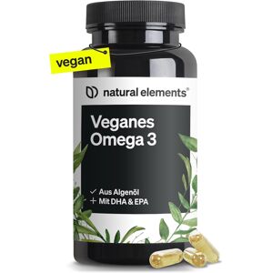 Natural elements Omega 3 vegan - Premium s EPA a DHA z oleja z rias 90 kapsúl Exp.: 5/2025