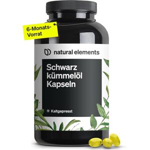 Natural elements Olej z čiernej rasce 400 kapsúl