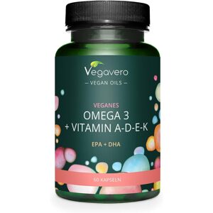 Vitamíny Vegavero Vegan Omega 3 + ADEK 60 kapsúl