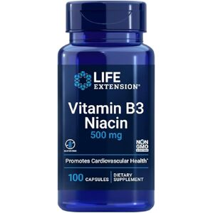 Life Extension Life Extensions Vitamín B3 Niacín 500 mg 100CPS Exp.: 5/2025