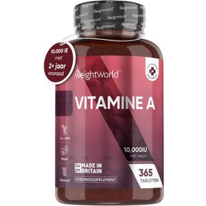 WeightWorld Vitamín A 10 000 IU 365 tabliet