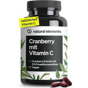 Natural elements Brusnicový extrakt s vitamínom C 240 kapsúl