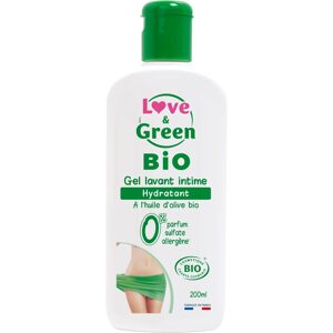 Love & Green - Organický hydratačný intímny čistiaci gél 200 ml