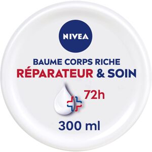 NIVEA regeneračný a ošetrujúci balzam 72h Extra suchá a namáhaná pokožka 300 ml