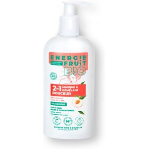 ENERGIE FRUIT Maska + kondicionér Organická broskyňová a ryžová voda 300 ml