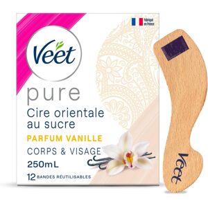 Veet PURE - horúci vosk s cukrom a vanilkou - depilácia bez prúžkov 250 ml
